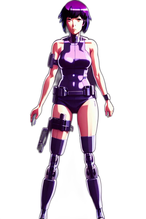 robot, dress, weapon, staff, cyberpunk, concept art, pixel art, comic book art transparent PNG cut-out