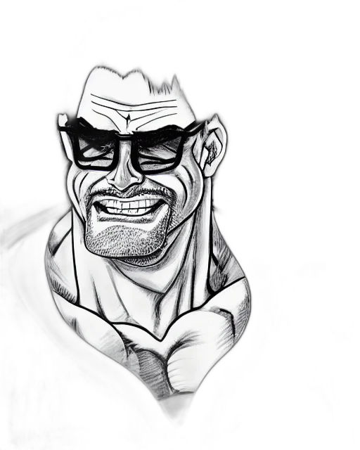 face, mask, jacket, comic book art, concept art, cartoon, pencil sketch, simple transparent PNG cut-out
