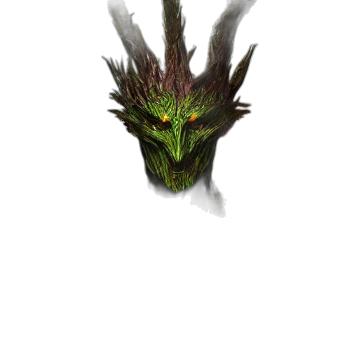 dragon, creature, mask, face, fantasy art, concept art, pixel art, 3d render transparent PNG cut-out