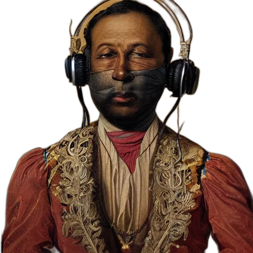 face, mask, staff, crown transparent PNG cut-out