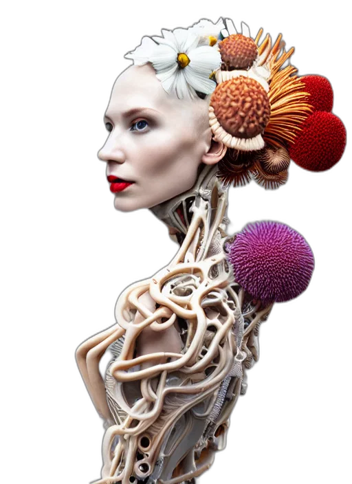 jewelry, hair, photorealistic, 3d render transparent PNG cut-out
