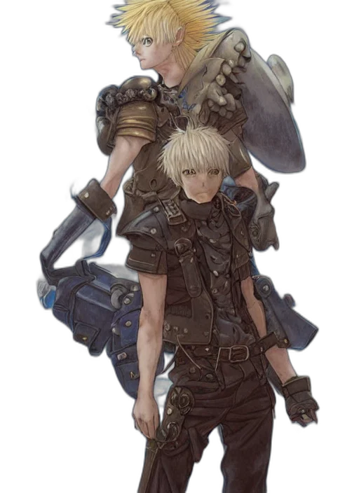 weapon, sword, staff, jacket, concept art, fantasy art, pixel art, 3d render transparent PNG cut-out