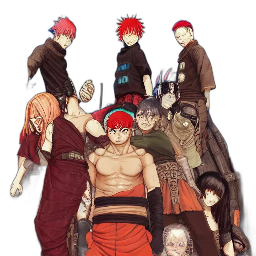 concept art, pixel art, fantasy art, anime transparent PNG cut-out