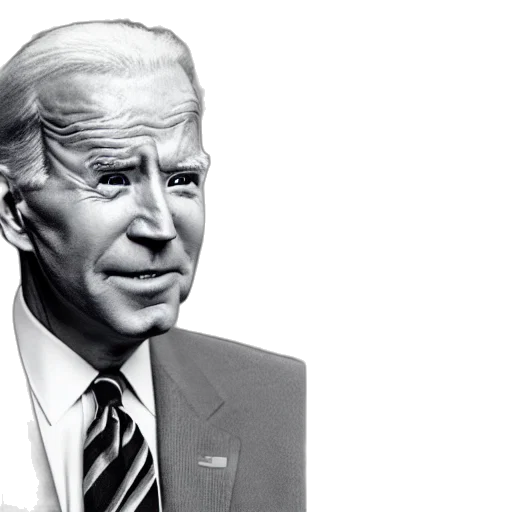 face, photorealistic, joe, biden transparent PNG cut-out