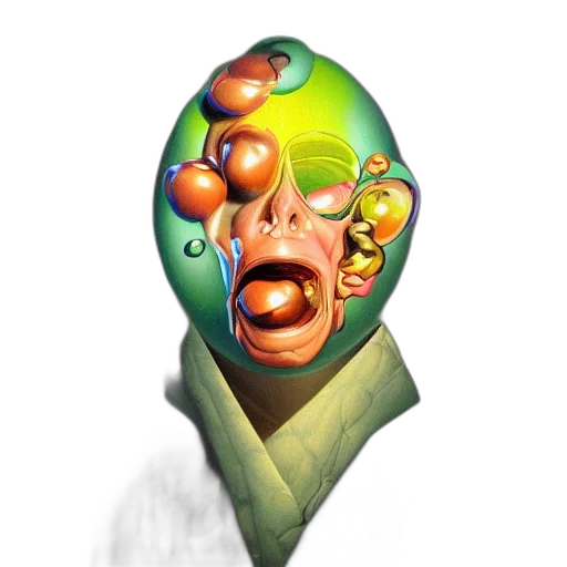 mask, face, staff, creature, concept art, fantasy art, 3d render, photorealistic transparent PNG cut-out