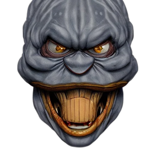 mask, face, creature, concept art transparent PNG cut-out