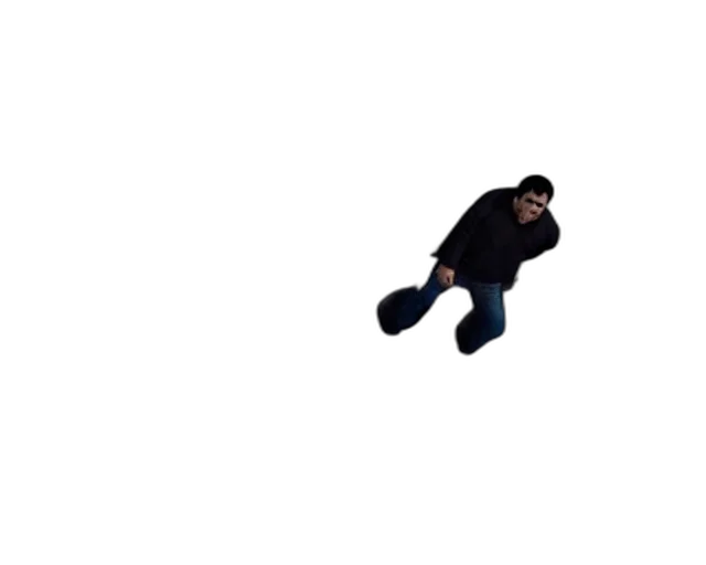 shoes, creature, pixel art, 3d render transparent PNG cut-out