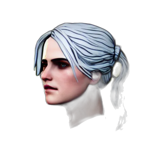 face, mask, hair, crown, concept art, fantasy art, cyberpunk, pixel art transparent PNG cut-out