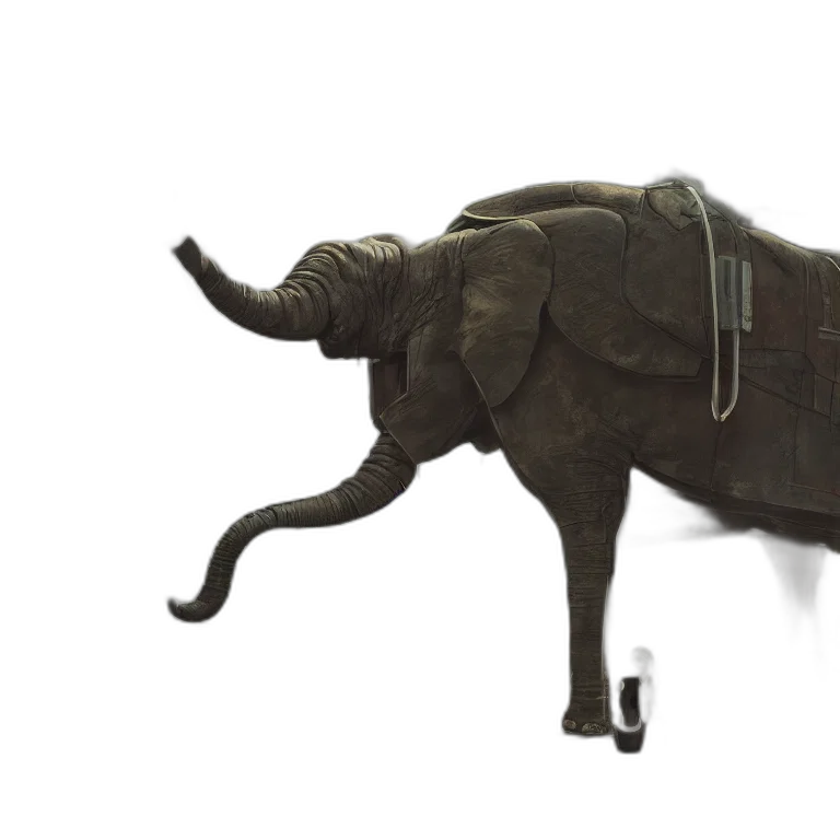 animal, creature, staff, jacket, concept art, 3d render, photorealistic, fantasy art transparent PNG cut-out
