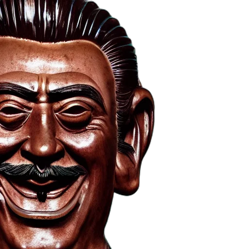 face, mask, staff, robot, 3d render, photorealistic, cartoon, oil painting transparent PNG cut-out