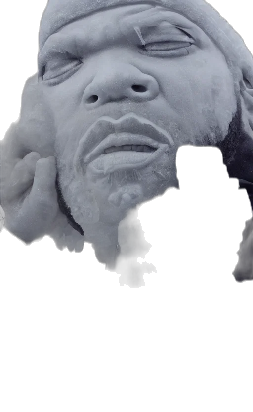 face, mask, crown, creature transparent PNG cut-out