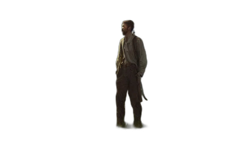 staff, jacket, robot, sword transparent PNG cut-out
