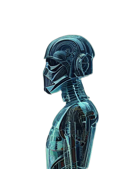 robot, mask, face, bottle transparent PNG cut-out