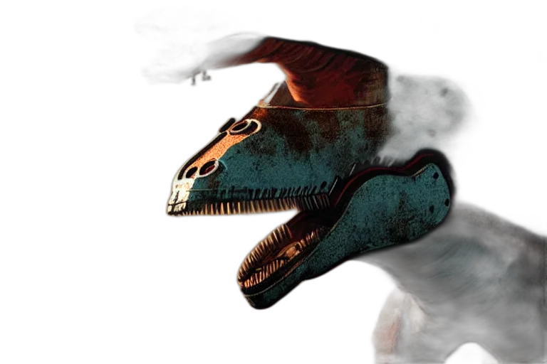 dragon, creature, animal, mask transparent PNG cut-out