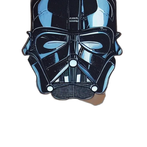mask, face, comic book art, concept art, empire, wordless transparent PNG cut-out