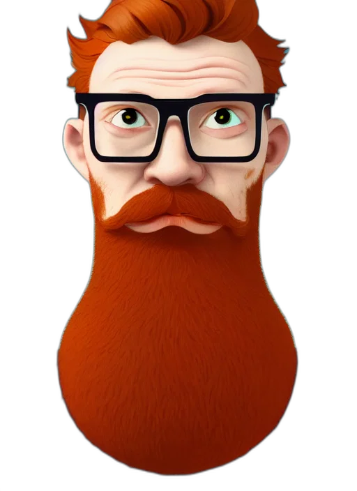 staff, face, animal, creature, cartoon, 3d render, concept art, photorealistic transparent PNG cut-out