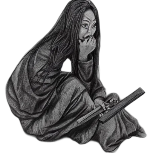 staff, face, mask, creature transparent PNG cut-out
