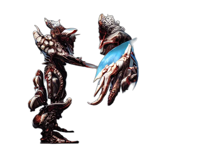 creature, robot, staff, dragon transparent PNG cut-out