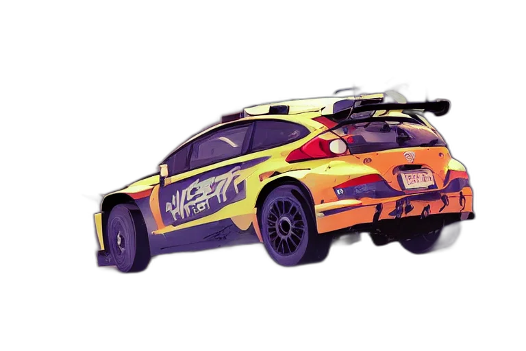 car, concept art, 3d render, photorealistic transparent PNG cut-out