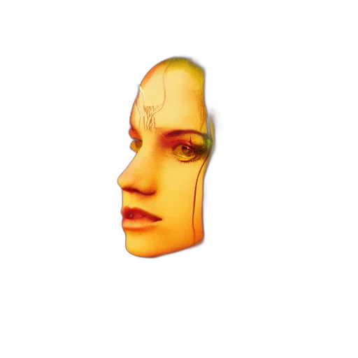 face, mask, robot, crown transparent PNG cut-out