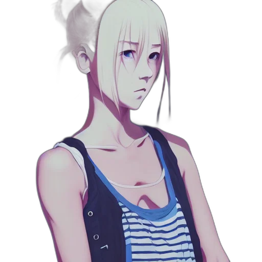 dress, jacket, creature, face transparent PNG cut-out