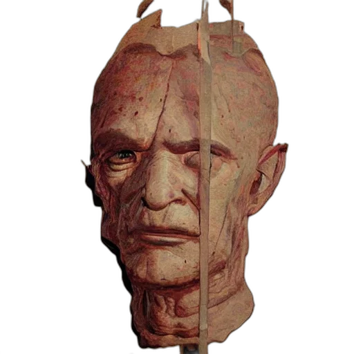 mask, face, staff, creature transparent PNG cut-out