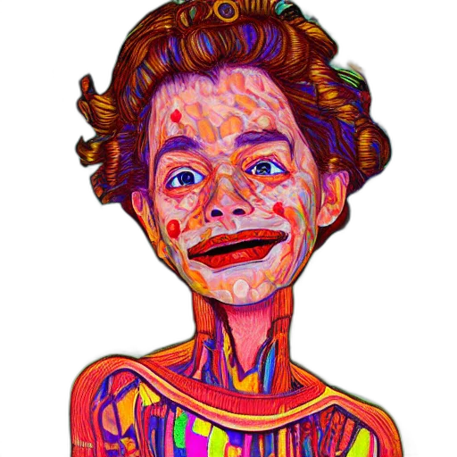 face, mask, creature, cartoon transparent PNG cut-out