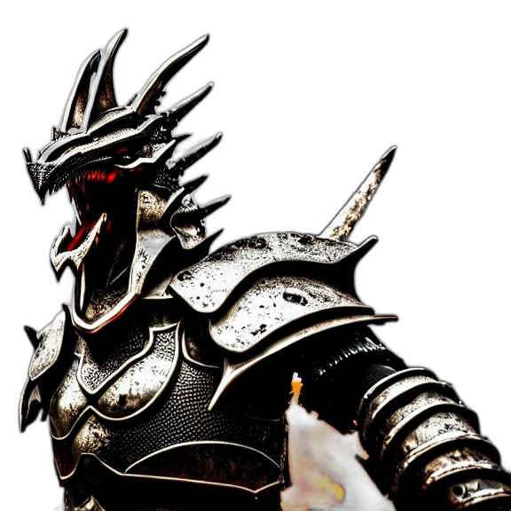 dragon, mask, sword, animal transparent PNG cut-out