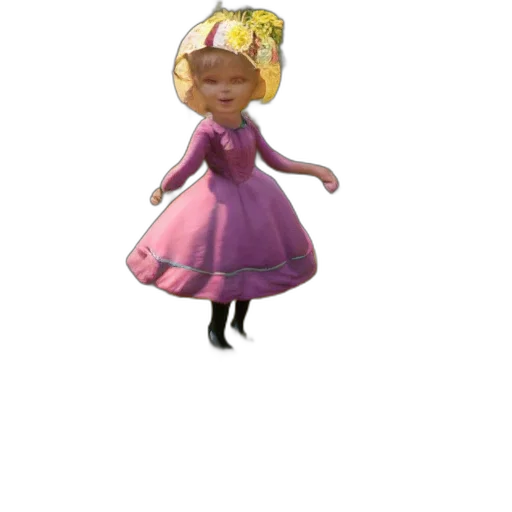 dress, crown, hat, staff transparent PNG cut-out