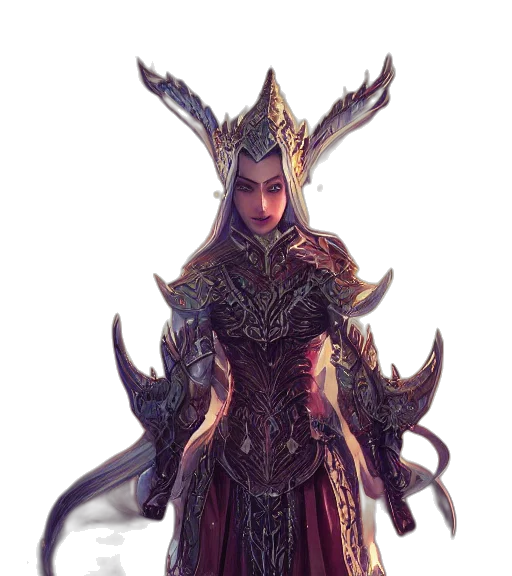 staff, crown, dragon, fantasy art, concept art, 3d render, pixel art, dark transparent PNG cut-out