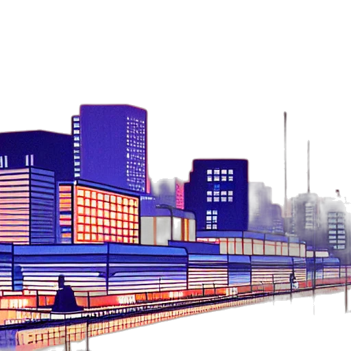 building, 3d render, concept art, photorealistic transparent PNG cut-out
