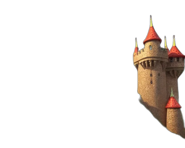 crown, sword, building, hat transparent PNG cut-out