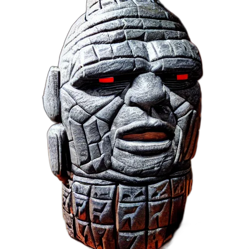 mask, face, robot, jewelry, concept art, 3d render, comic book art, closeup transparent PNG cut-out