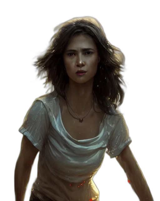 face, dress, photorealistic, concept art transparent PNG cut-out