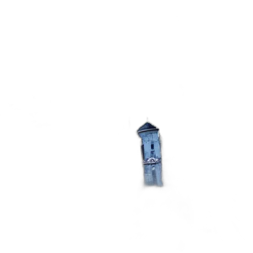 robot, bottle, umbrella, building transparent PNG cut-out