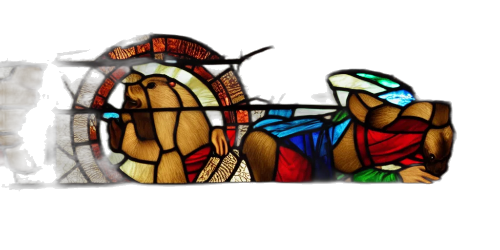 beautiful, stained, glass, church transparent PNG cut-out