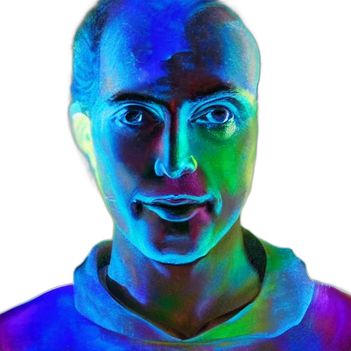 face, mask, robot, jacket transparent PNG cut-out