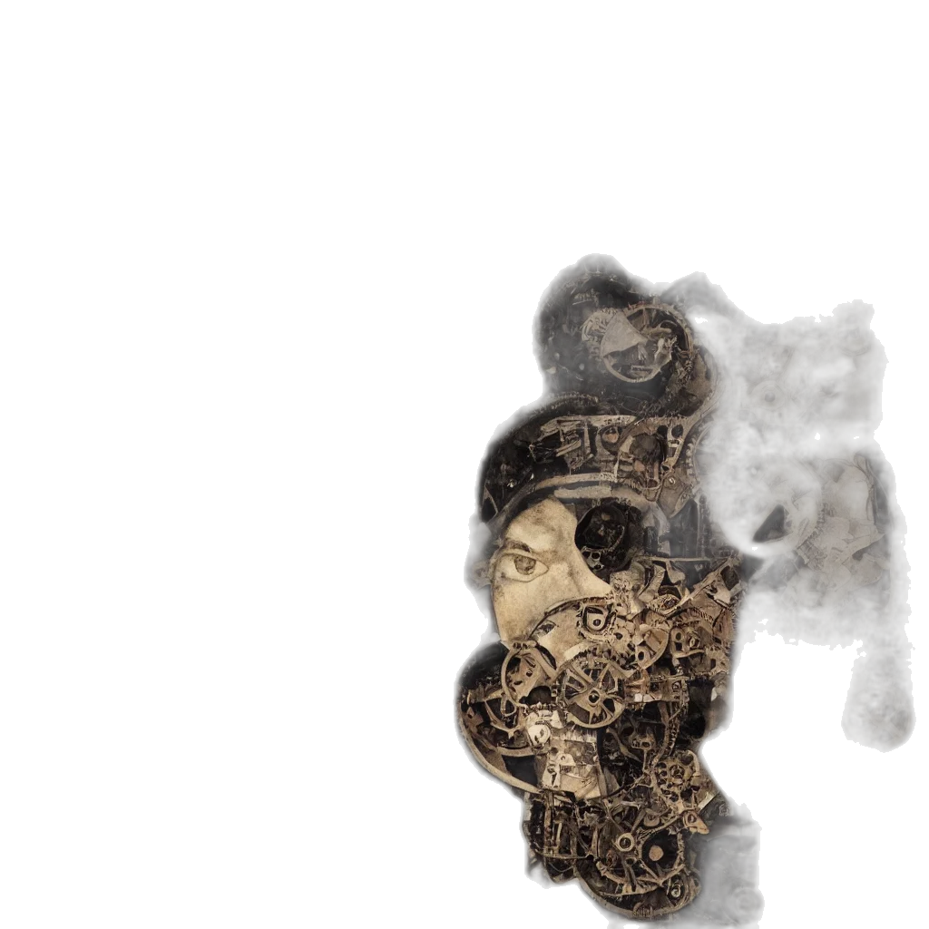 mask, face, crown, robot, pixel art, 3d render, photorealistic, concept art transparent PNG cut-out