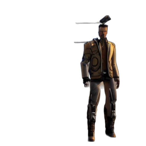 jacket, staff, weapon, hat transparent PNG cut-out