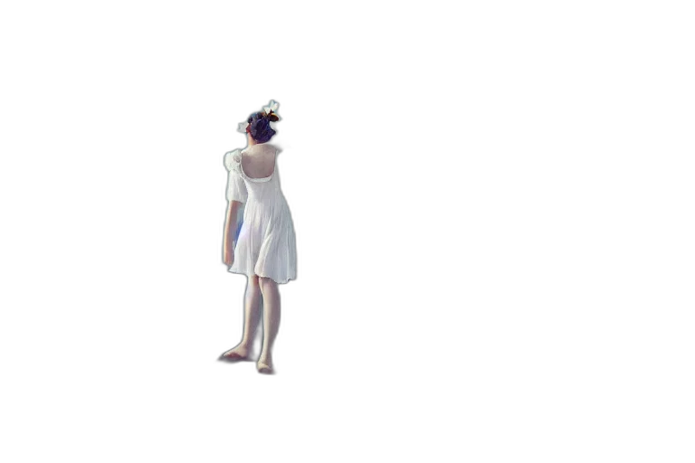 dress, hat, mask, creature, 3d render, concept art, pixel art, vaporwave transparent PNG cut-out