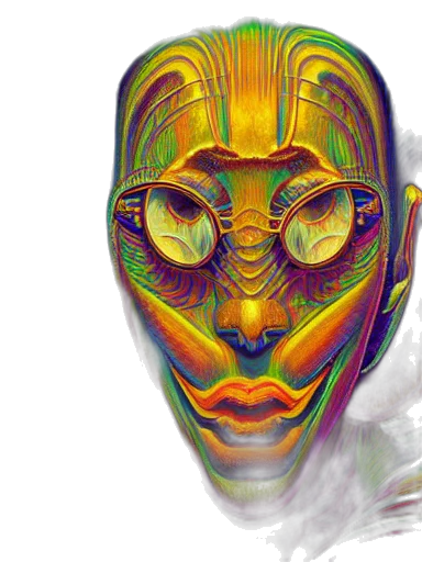 mask, face, robot, concept art, 3d render, photorealistic, cyberpunk, original transparent PNG cut-out