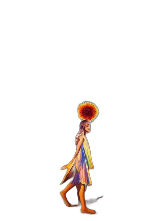 dress, staff, crown, jewelry transparent PNG cut-out