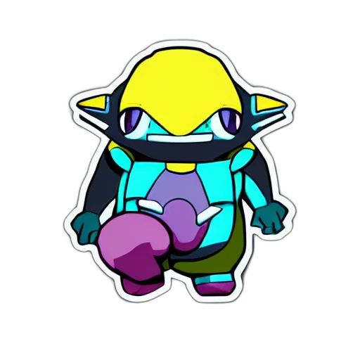 staff, creature, dragon, pixel art transparent PNG cut-out