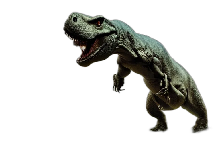 creature, animal, dragon, 3d render, photorealistic, concept art, rex, tyrannosaurus transparent PNG cut-out