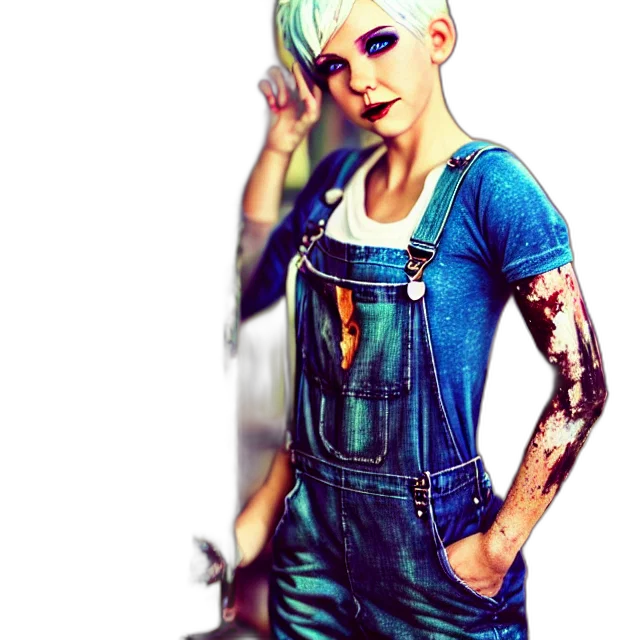 robot, cyberpunk, photorealistic, cartoon, concept art, blue, full, body transparent PNG cut-out