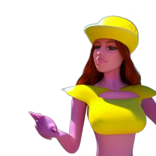 hat, dress, crown, staff transparent PNG cut-out