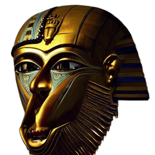 mask, face, jewelry, crown, concept art, photorealistic, fantasy art, 3d render transparent PNG cut-out