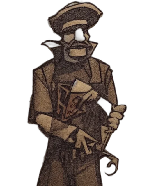 staff, mask, jacket, weapon transparent PNG cut-out