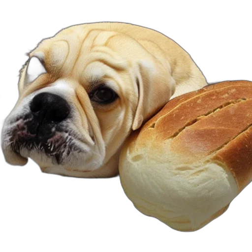 food, animal, creature, mask, photorealistic, 3d render, dog, form transparent PNG cut-out