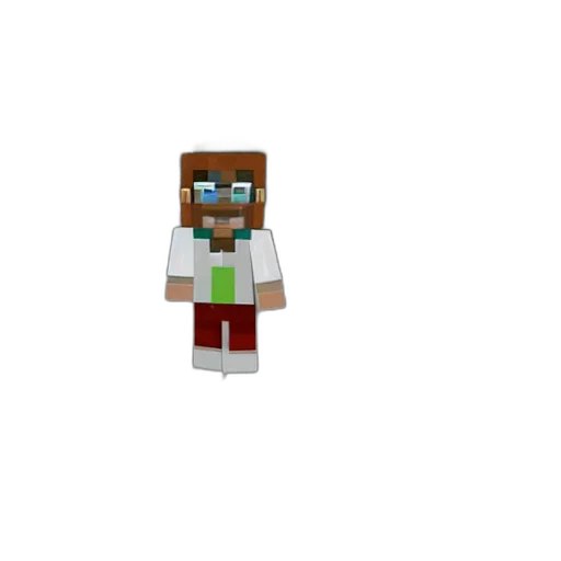 staff, robot, creature, animal, pixel art, 3d render, concept art, cartoon transparent PNG cut-out